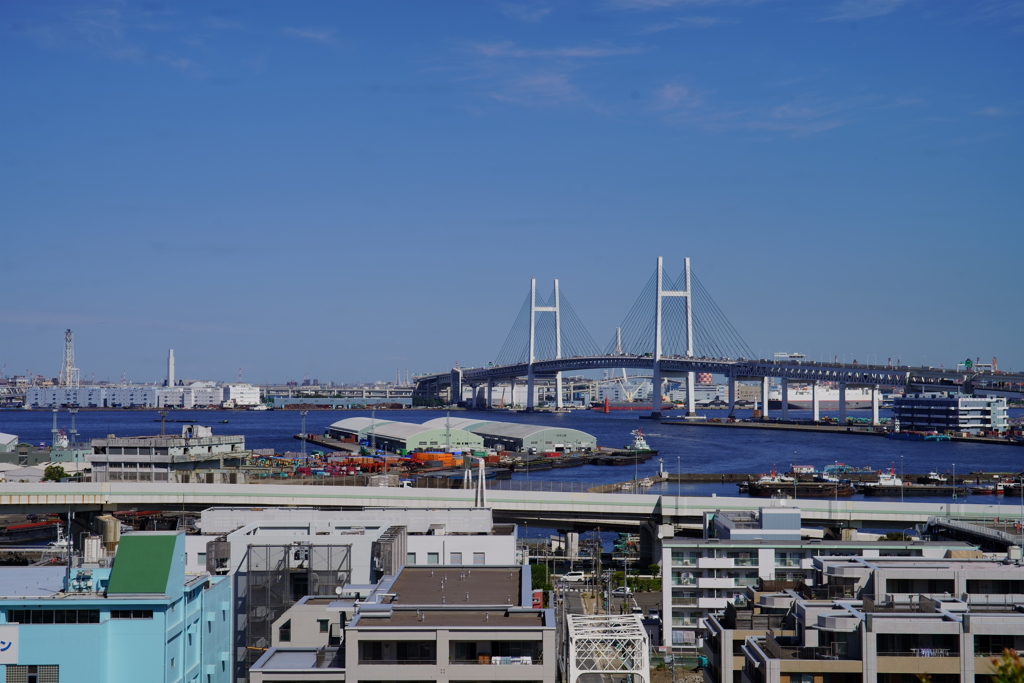横浜散策_港の見える丘公園から