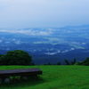 高原の朝景色
