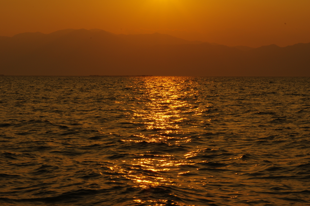 琵琶湖 －夕景－