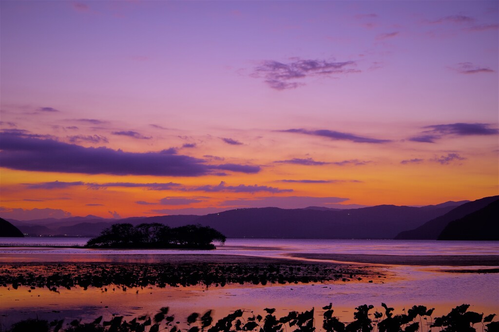 湖北−夕景−