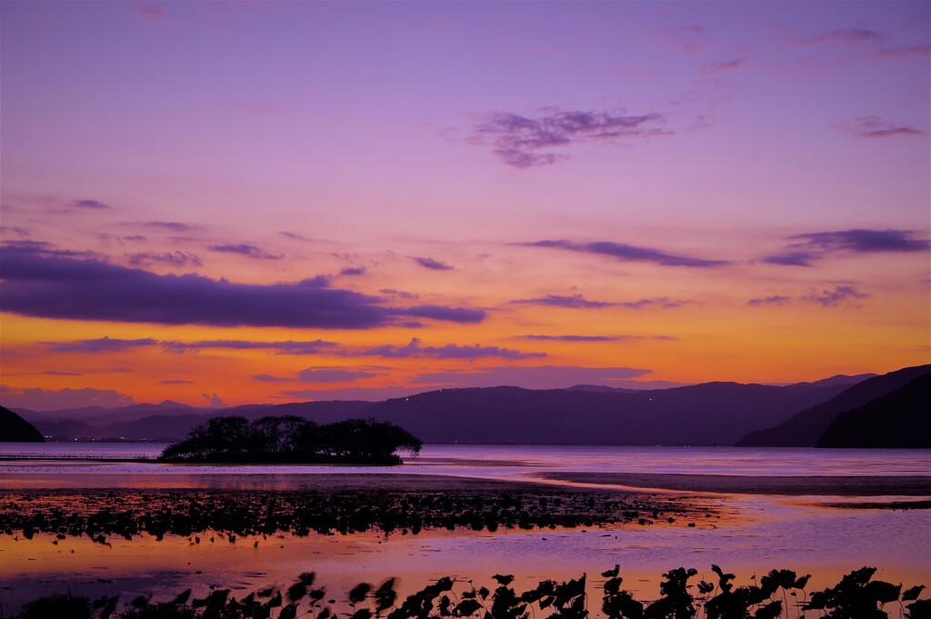 湖北−夕景−