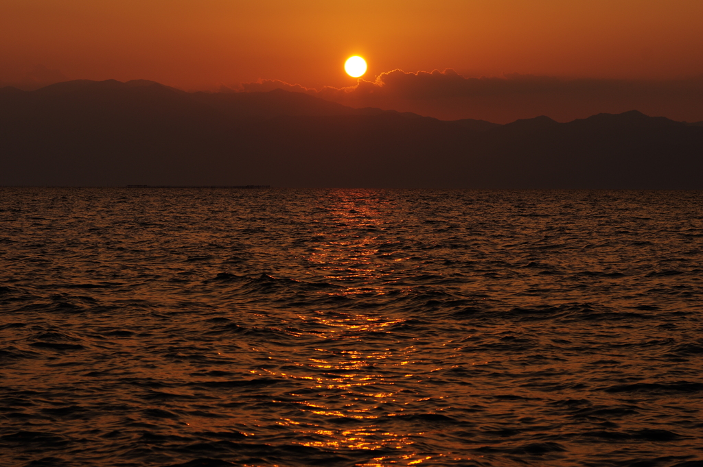 琵琶湖 －夕景2－