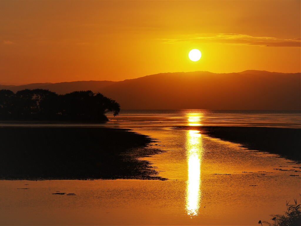 琵琶湖 -夕景-