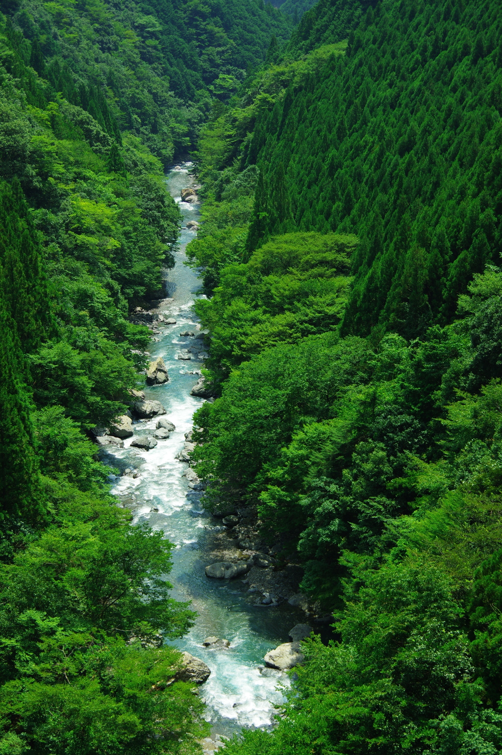 北山川渓谷