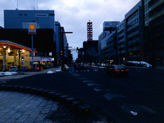 夕暮れ