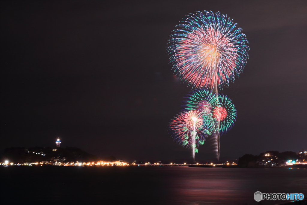 江の島花火2018