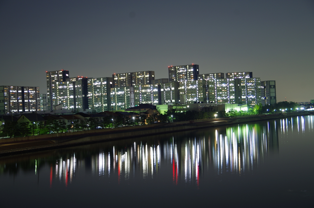 芦屋シーサイドタウン（西側から撮影）