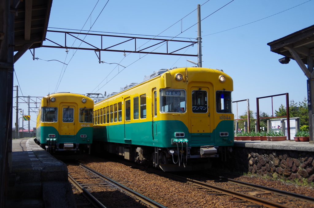 おけいはんのすれ違い