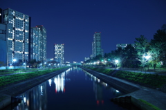 芦屋シーサイドタウン(北から)