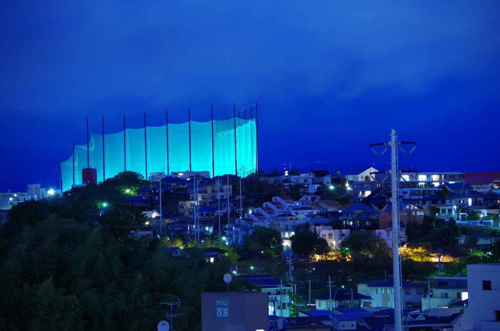 坂の上のゴルフ場