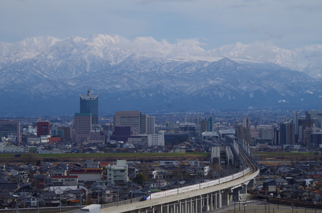 女心と立山連峰