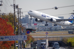 飛行機にピントを合わせたいのだが・・
