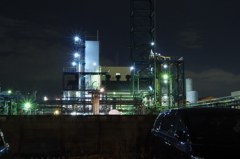 近所の工場夜景