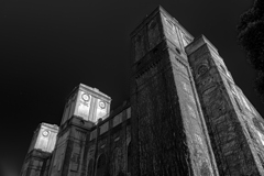 旧・根岸競馬場一等馬見所　冬蔦景色