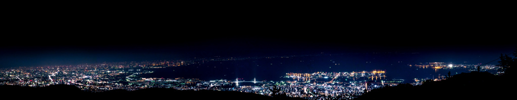 六甲山夜景パノラマ