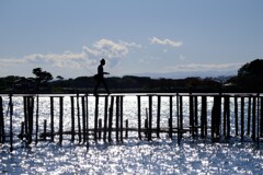 釣り人のいる風景