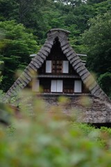 合掌造りのある風景