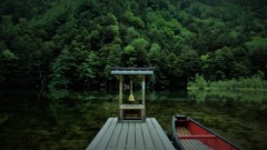 穂高神社奥宮　明神池