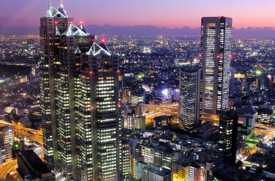 東京都庁からの夕景