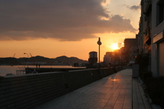 夕暮れ