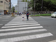 信号が変わるデ