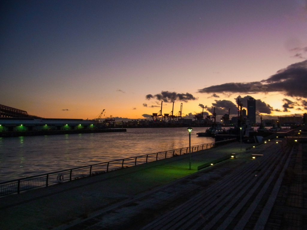 最後の夕日