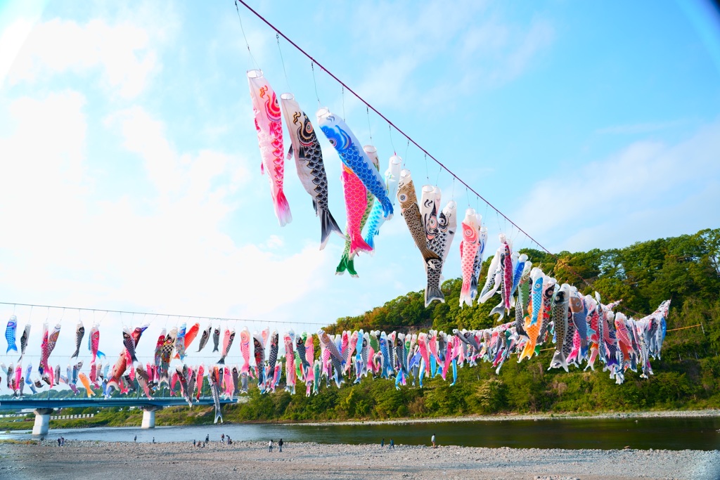 高田橋 鯉のぼり