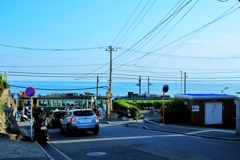 鎌倉高校前の踏切