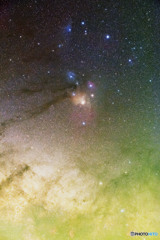 70mmレンズによる　さそり座中心