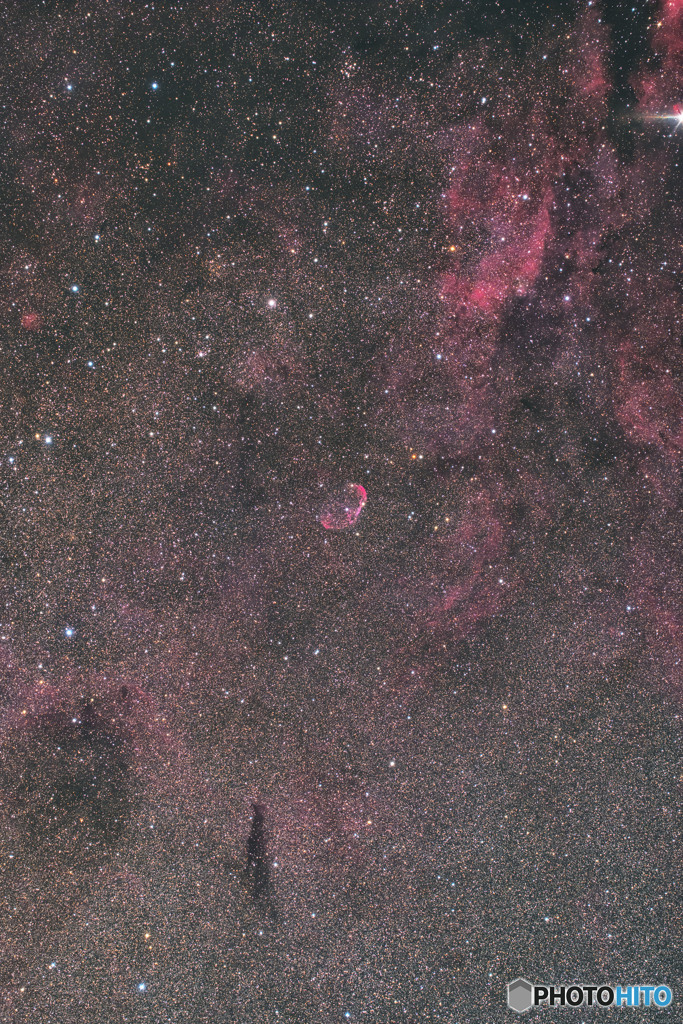 NGC6888　白鳥座　クレセント星雲