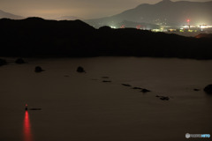 伊万里湾の夜景　③