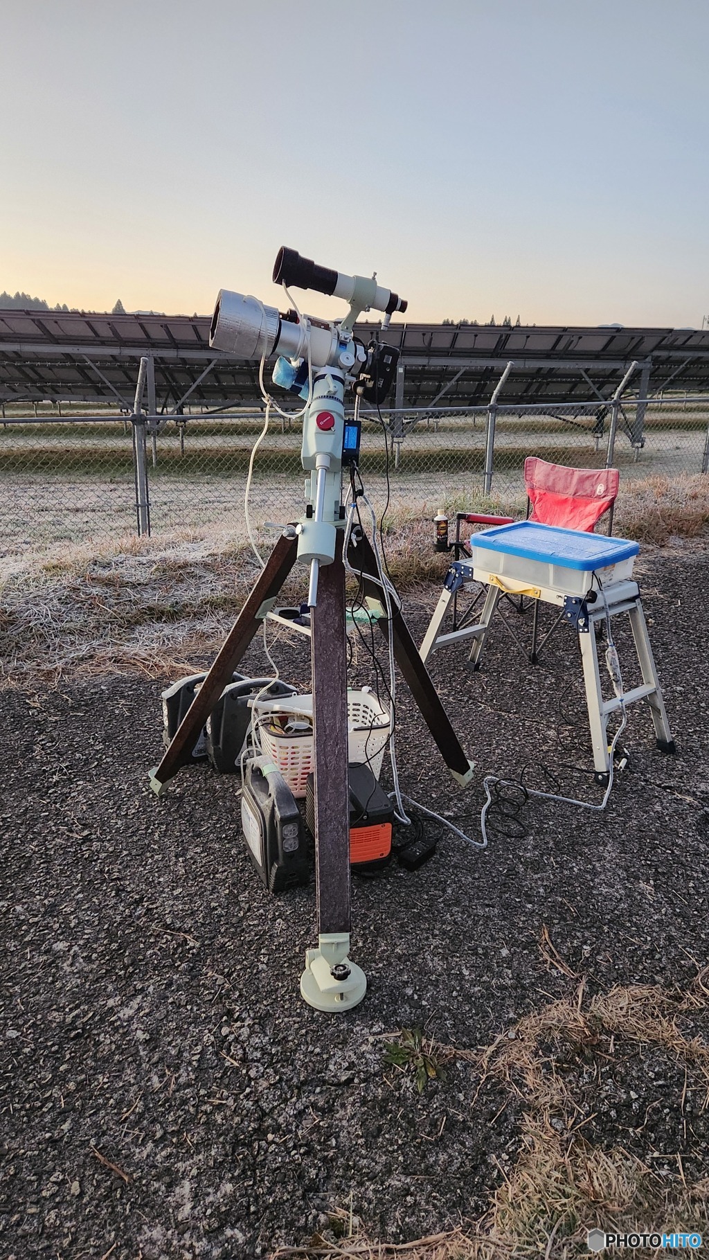 天体撮影遠征中