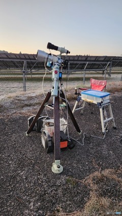 天体撮影遠征中