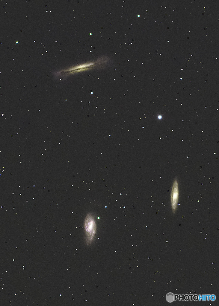 M65 M66 NGC3628 （2016年再処理超拡大）