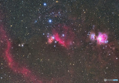 M78　IC434　M43　M42