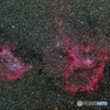 IC1848（胎児星雲）　IC1805（ハート星雲）2020