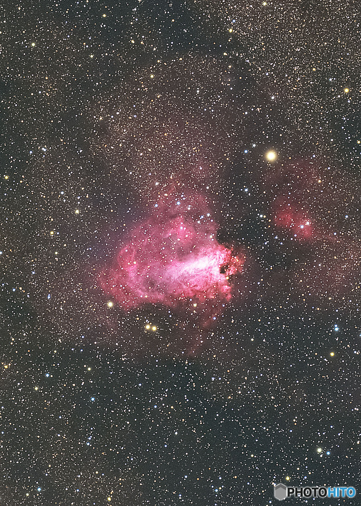 M17　オメガ星雲　2020年（再処理拡大）