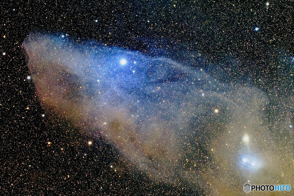 青い馬星雲　再々処理