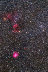 クラゲ星雲、モンキー星雲、M35