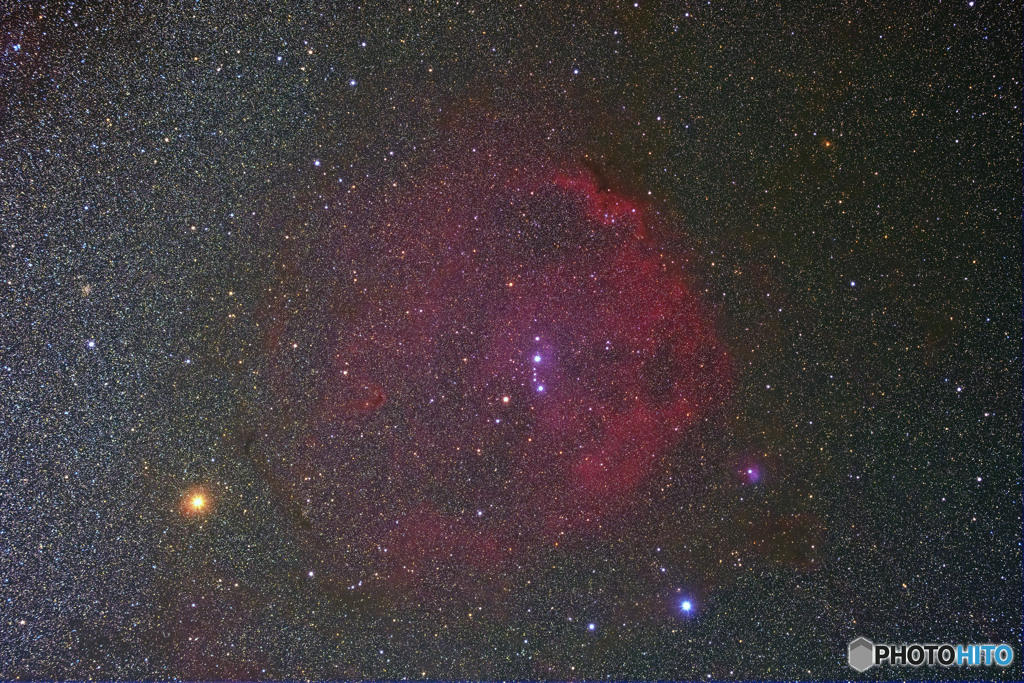 エンゼルフィッシュ星雲とベテルギウス