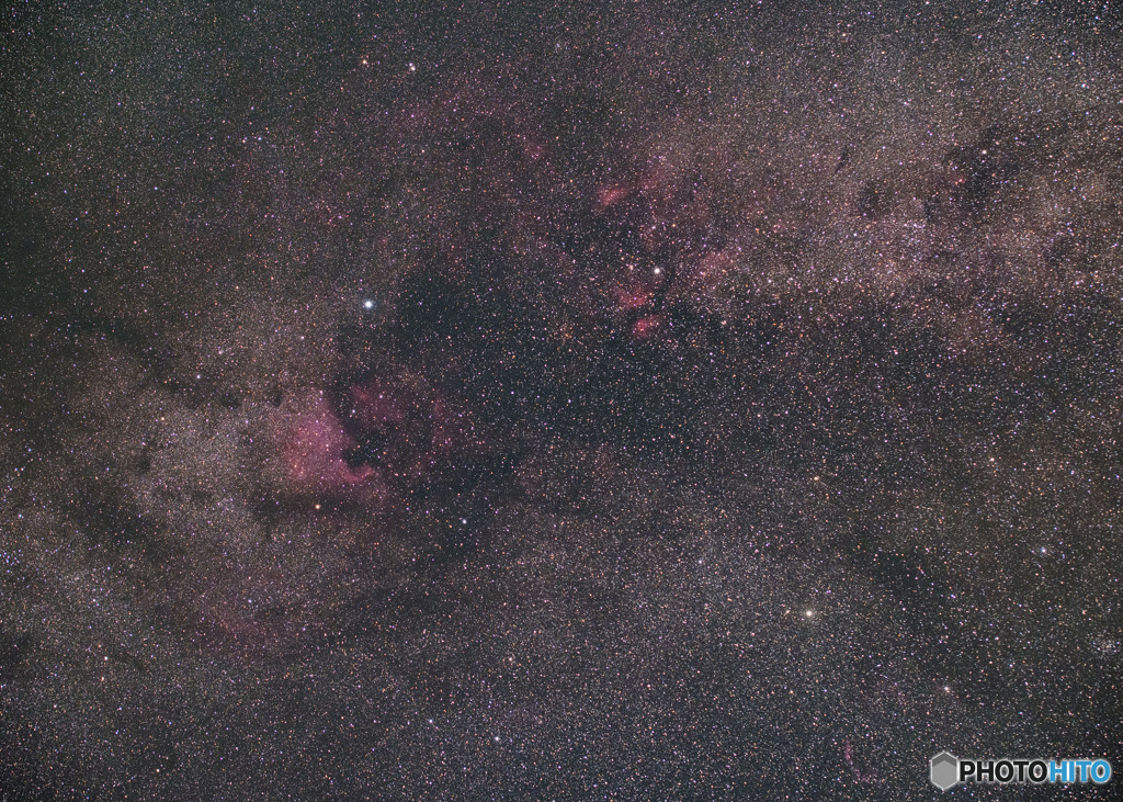 北アメリカ星雲からサドルへ　1枚もの　(2017年再処理)