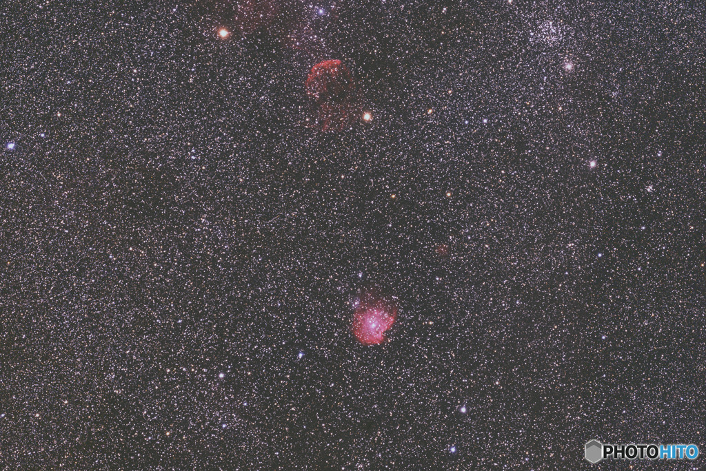 NGC2174 IC443（モンキーフェイス星雲　クラゲ星雲）