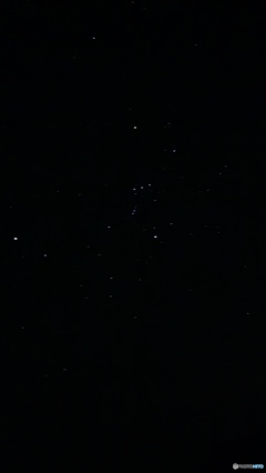 スマホ　手持ちでオリオン座