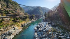 五ヶ瀬川　槇峰大橋を望む