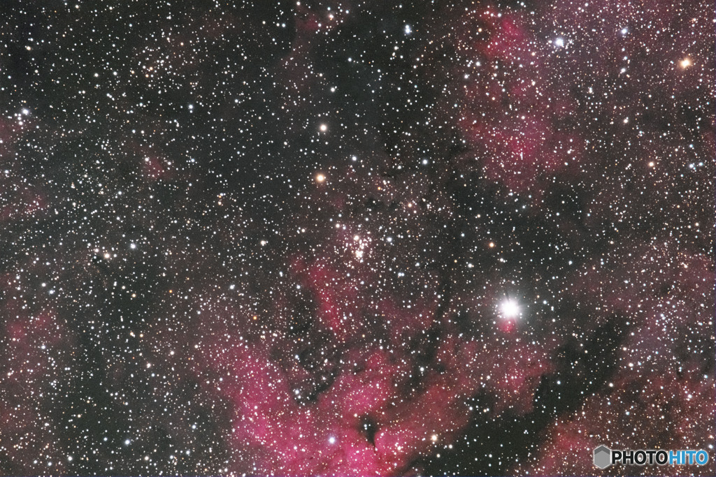 白鳥座　サドルとNGC6910