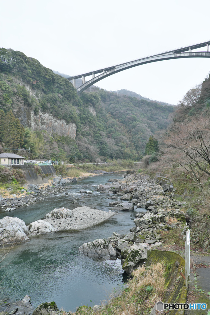 渓流釣り　本流釣り場①