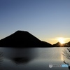 榛名湖の朝