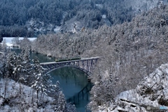 只見線雪景色