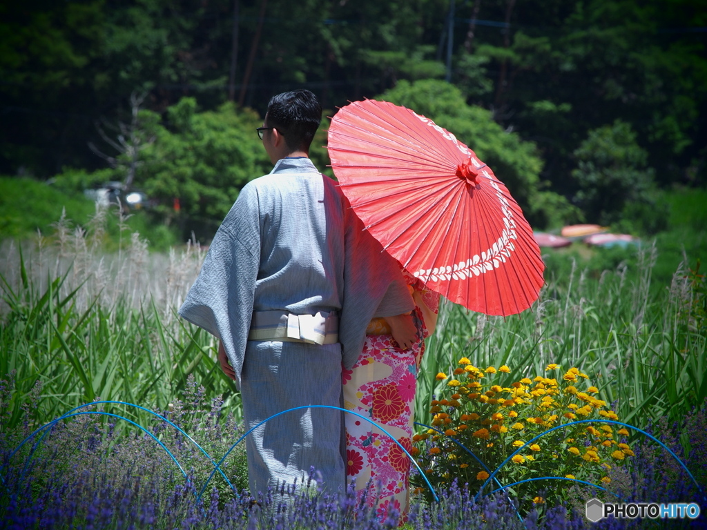 夏に粋な二人