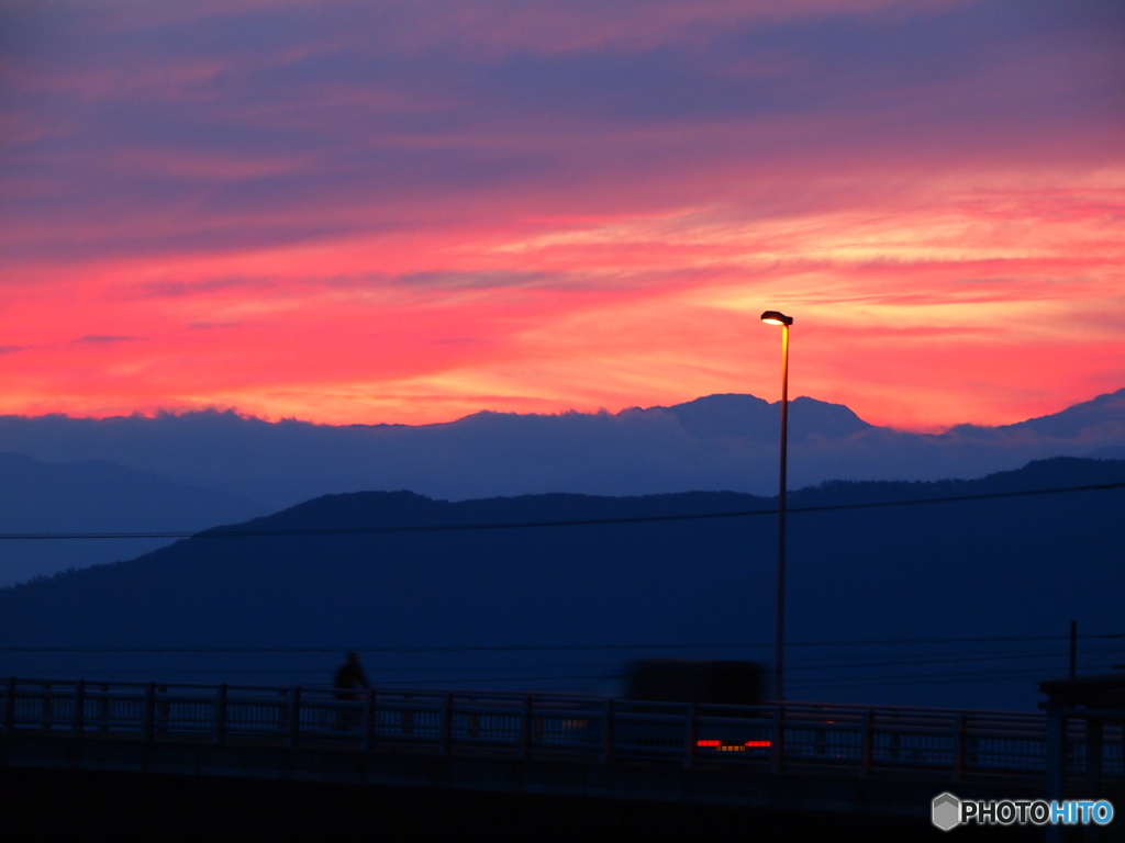 夕暮れの帰り道